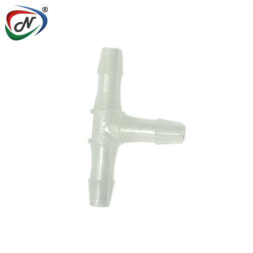 CPC Quick Connect & Disconnect Solutions HT8 Tee Fitting, 1/4 HB X 1/4 HB X 1/4 HB, Natural Polypropylene NSSP003247