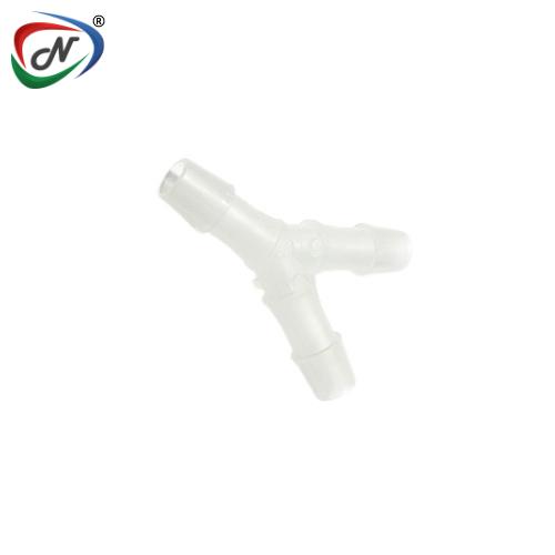 CPC Quick Connect & Disconnect Solutions HY12 -Y Fitting, 3/8 HB X 3/8 HB X 3/8 HB Natural Polypropylene NSSP004038