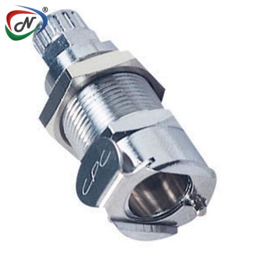 CPC Quick Connect & Disconnect Solutions LC12004NA 1/4 PTF Non-Valved Panel Mount Chrome-plated Brass Coupling Body Nut Assembled NSSP005776