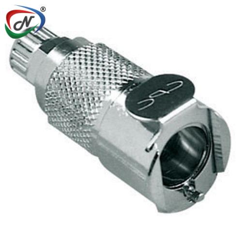 CPC Quick Connect & Disconnect Solutions LC13004NA 1/4 PTF Non-Valved In-Line Chrome-plated Brass Coupling Body Nut Assembled NSSP005780