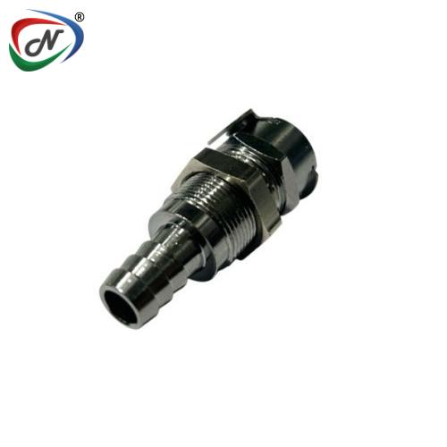 CPC Quick Connect & Disconnect Solutions LC16006 3/8 Hose Barb Non-Valved Panel Mount Coupling Body NSSP003423