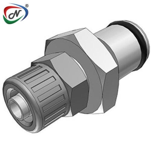 CPC Quick Connect & Disconnect Solutions LC20004 1/4 PTF Non-Valved In-Line Chrome-plated Brass Coupling Insert NSSP005788