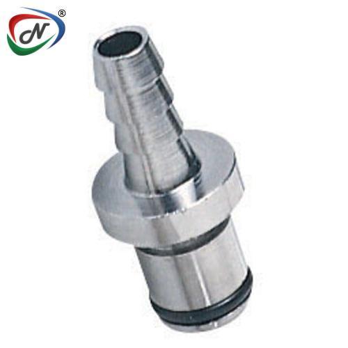 CPC Quick Connect & Disconnect Solutions LC22005V 5/16 Hose Barb Non-Valved In-Line Chrome -plated Brass Coupling Insert FKM Seal NSSP005795