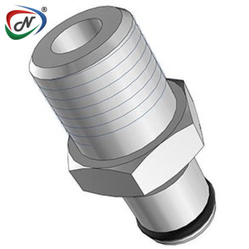 CPC Quick Connect & Disconnect Solutions LC24004BSPT 1/4 BSPT Non-Valved Chrome-plated Brass Coupling Insert NSSP005799