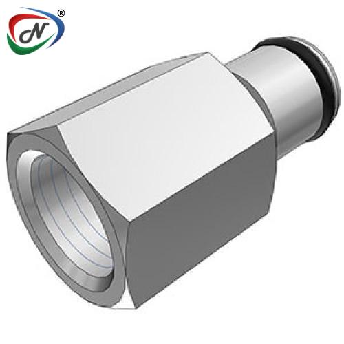 CPC Quick Connect & Disconnect Solutions LC26004BSPP 1/4 BSPP Non-Valved Chrome-plated Brass Coupling Insert NSSP005803