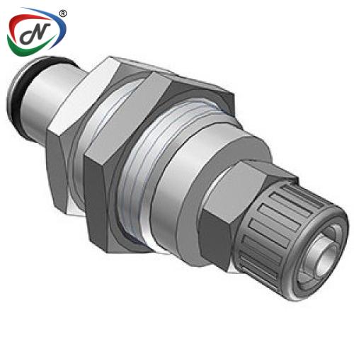 CPC Quick Connect & Disconnect Solutions LC40004NA 1/4 PTF Non-Valved Panel Mount Chrome plated Brass Coupling Insert Nut Assembled NSSP005805
