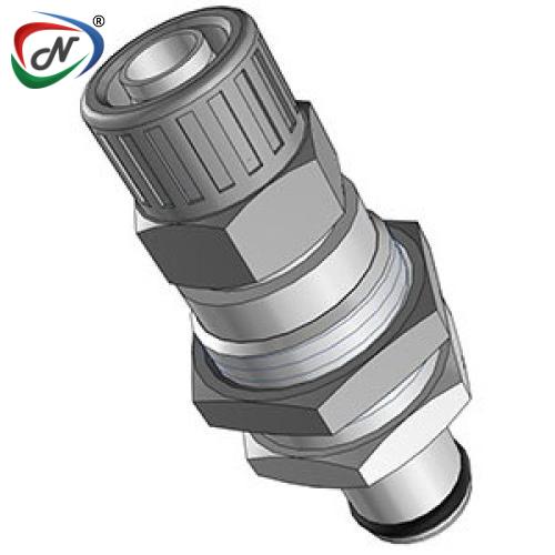 CPC Quick Connect & Disconnect Solutions LC40006 3/8 PTF Non-Valved Panel Mount Chrome plated Brass Coupling Insert NSSP005806