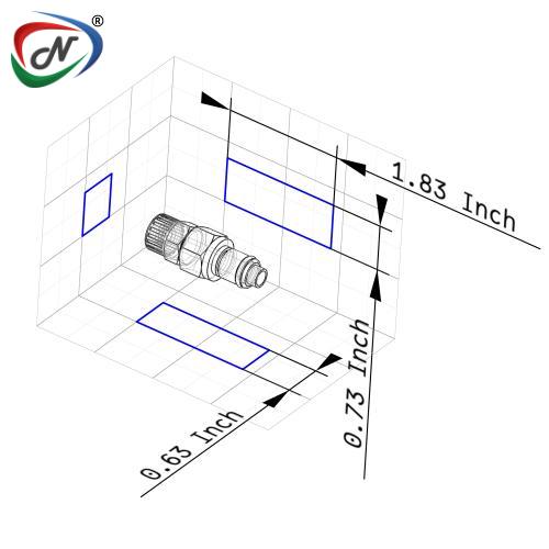 CPC Quick Connect & Disconnect Solutions LCD20006 3/8 PTF Valved In-Line Coupling Insert NSSP003563