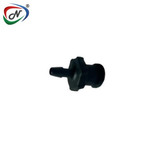 CPC Quick Connect & Disconnect Solutions KS331 Straight Fitting, 1/4-28 UNF X 3/32 HB, Black Nylon NSSP005744