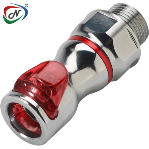 CPC Quick Connect & Disconnect Solutions LQ4D31006REDV G3/8 Valved Body - Red, FKM Seal NSSP006403