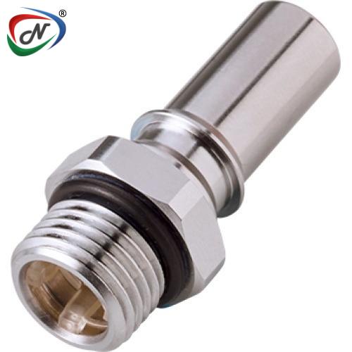 CPC Quick Connect & Disconnect Solutions LQ4D46004BLUV 1/4 SAE Valved Insert - Blue, FKM Seal NSSP006405