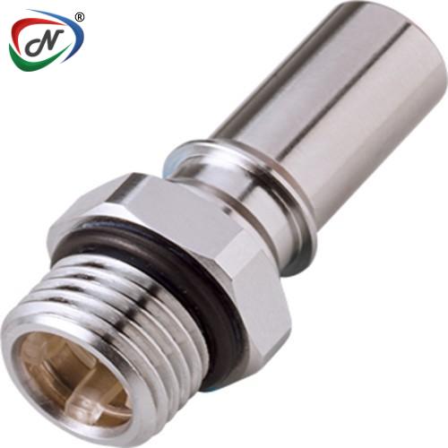 CPC Quick Connect & Disconnect Solutions LQ4D46006BLU Everis 3/8 SAE Valved Liquid Cooling Coupling Insert, Cool Blue NSSP003182
