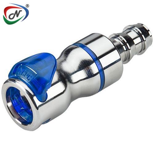 CPC Quick Connect & Disconnect Solutions LQ6D17008LBLU 1/2 Locking HB Valved In-Line Body - Blue NSSP006437