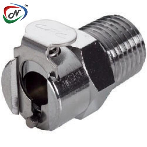 CPC Quick Connect & Disconnect Solutions MC1004 1/4 NPT Non-Valved Chrome-plated Brass Coupling Body NSSP006528