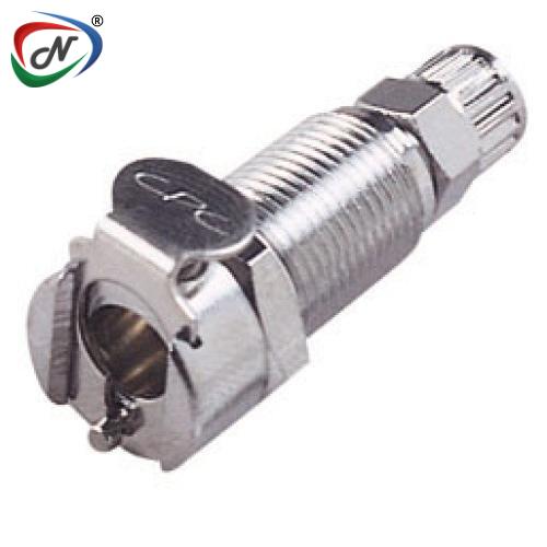 CPC Quick Connect & Disconnect Solutions MC12025 5/32 PTF Non-Valved Panel Mount Chrome -plated Brass Coupling Body NSSP006529