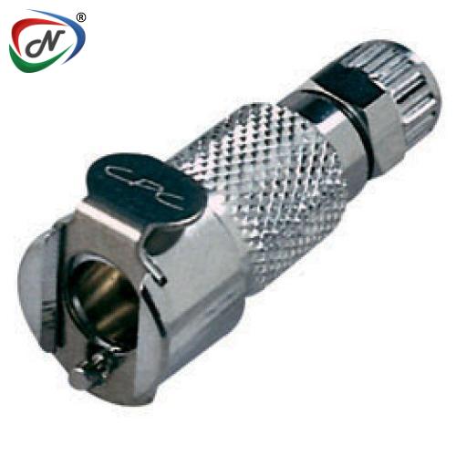 CPC Quick Connect & Disconnect Solutions MC1304 1/4 PTF Non-Valved In-Line Chrome-plated Brass Coupling Body NSSP006534