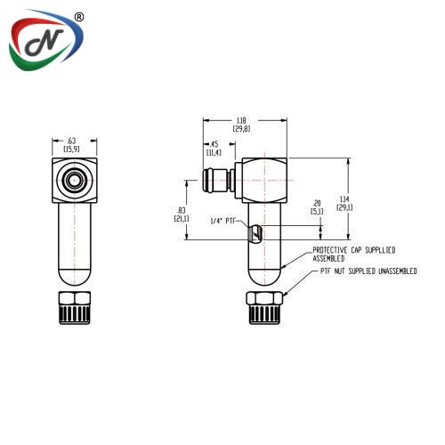 CPC Quick Connect & Disconnect Solutions MC2104  1/4 PTF Non-Valved Elbow Chrome-plated Brass Coupling Insert NSSP006594