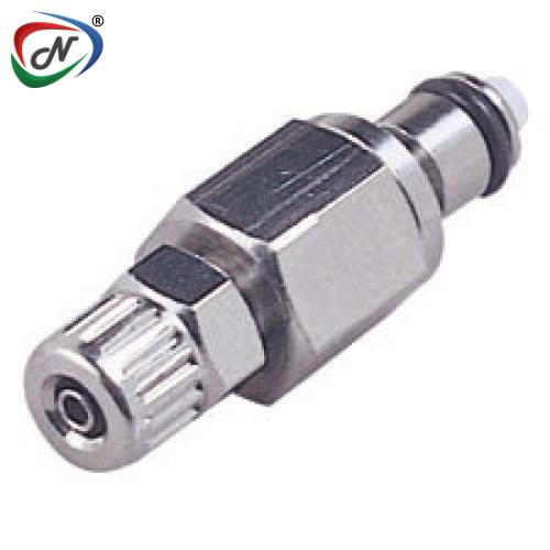 CPC Quick Connect & Disconnect Solutions MCD20025HT 5/32 PTF Valved Chrome-plated Brass Coupling Insert High Temp Valve NSSP006828