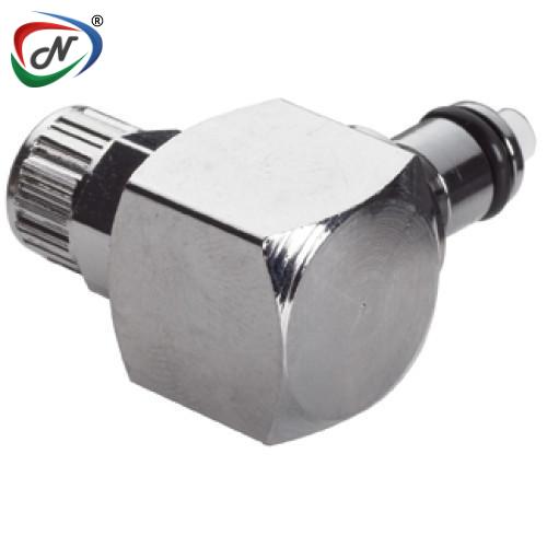 CPC Quick Connect & Disconnect Solutions MCD2104HT 1/4 PTF Valved Elbow Chrome-plated Brass Coupling Insert High Temp Valve NSSP006847