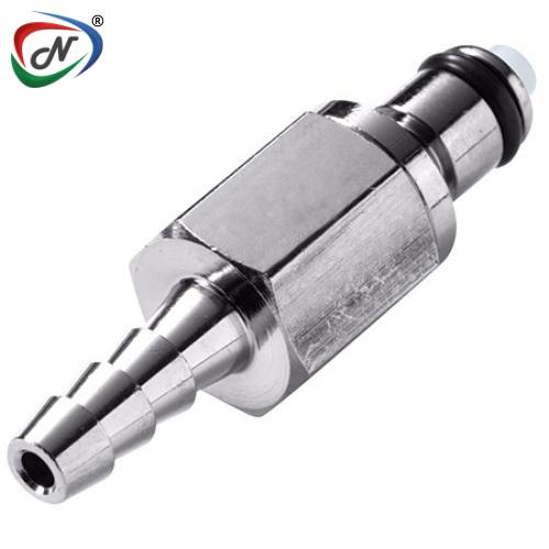 CPC Quick Connect & Disconnect Solutions MCD2203HT 3/16 Hose Barb Valved Chrome-plated 3/16 Hose Barb Valved Chrome-plated NSSP006854