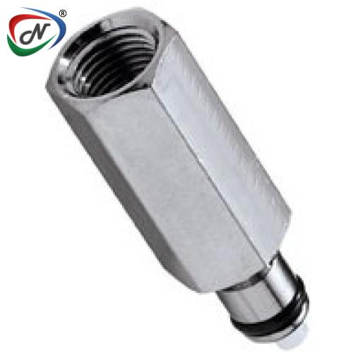 CPC Quick Connect & Disconnect Solutions MCD2602 1/8 NPT Valved Chrome-plated Brass Coupling Insert NSSP006939