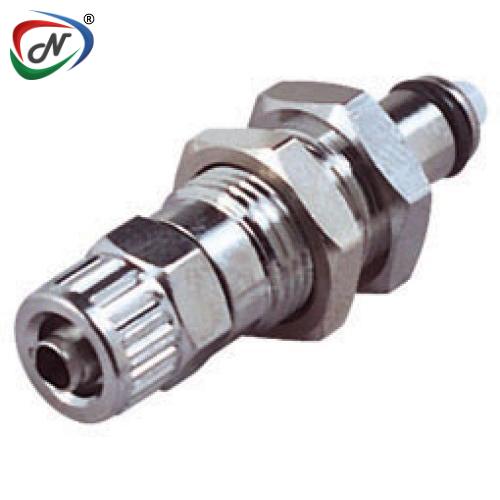 CPC Quick Connect & Disconnect Solutions MCD4004 1/4 PTF Valved Panel Mount Chrome plated Brass Coupling Insert NSSP007006