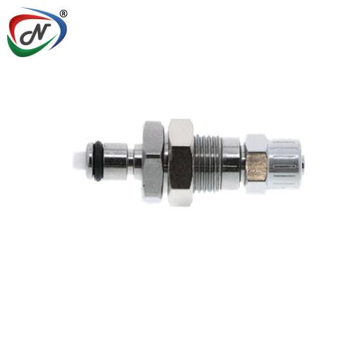 CPC Quick Connect & Disconnect Solutions MCD4004EPR 1/4 PTF Valved Panel Mount Chrome-plate Brass Coupling Insert EPDM Seal NSSP007007