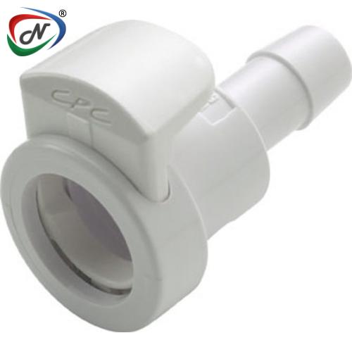 CPC Quick Connect & Disconnect Solutions MPC17004T 1/4 Hose Barb Non-Valved In-Line Coupling Body NCPCMPC17004T