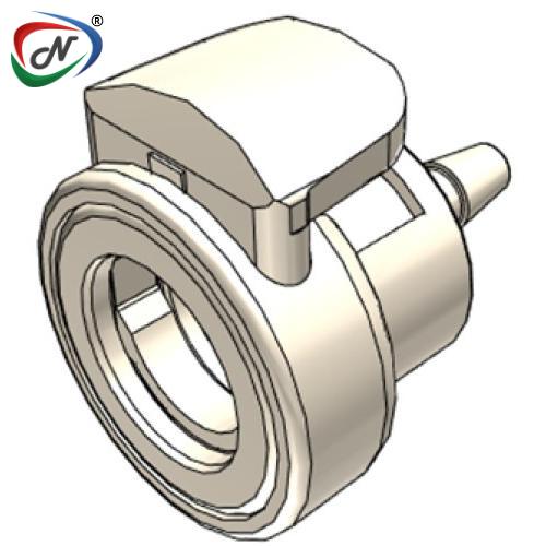 CPC Quick Connect & Disconnect Solutions MPCK17002T39  1/8 Hose Barb Non-Valved In-Line Class VI Polysulfone Coupling Body With Lock NSSP008085