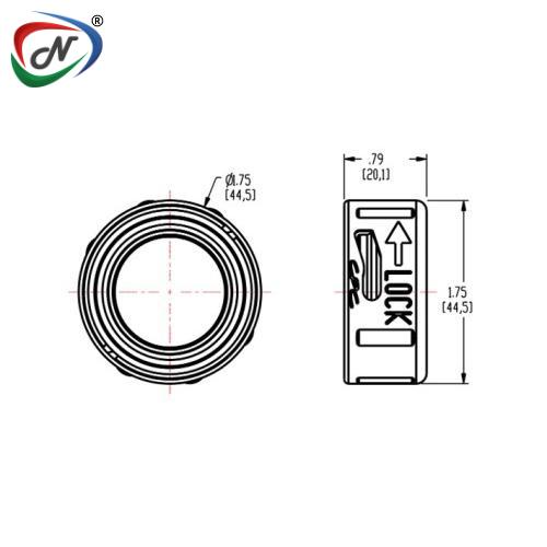 CPC Quick Connect & Disconnect Solutions MPU32039  USPS Class VI Polysulfone Coupling Insert Cap NSSP008056