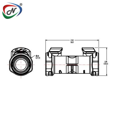 CPC Quick Connect & Disconnect Solutions MPX17X1703  MPX Body x MPX Body Class VI Polycarbonate Adaptor NSSP008108