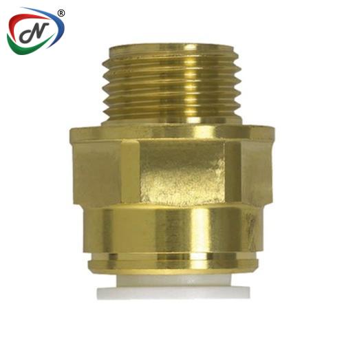 John Guest MW012818N JG Speedfit Brass Male Coupler NSSP003444