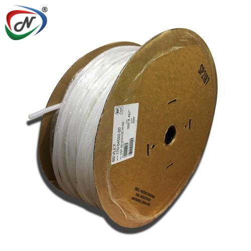 Accuflex White Tracer Bevlex Hose for Co2 / Syrup 1/4'' NSSP002074