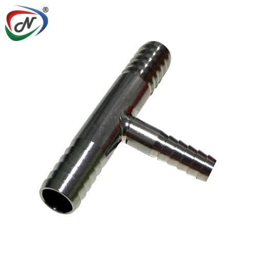 Nespl SS TEE (2) 3/8 BARB X 1/4 BARB - BOTTOM NSSP002873