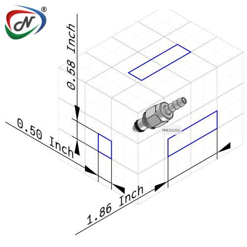 CPC Quick Connect & Disconnect Solutions PMCD2203 3/16 Hose Barb Valved In-Line Coupling Insert NSSP003387