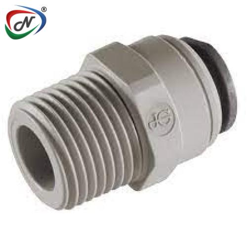 John Guest PI010821S John Guest Straight Adaptor (NPTF Thread) 1/4"X1/8" NSSP003509