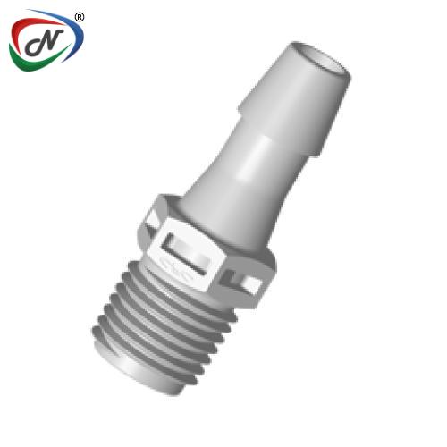 CPC Quick Connect & Disconnect Solutions N8S10 -1/4 NPT X 5/16 Hose Barb Non-Valved Panel Mount Coupling Body NSSP003527