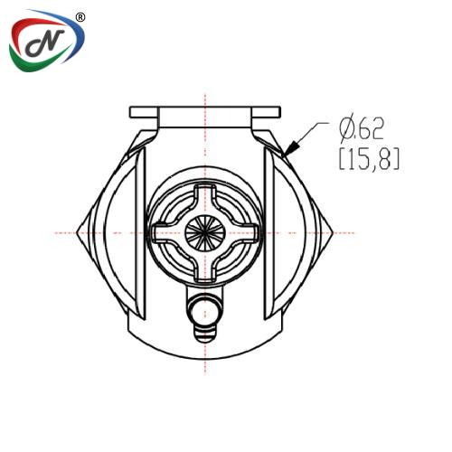 CPC Quick Connect & Disconnect Solutions 12000 1/8 BSPT Valved Coupling Body (PMCD1002BSPT NSF) NSSP004219