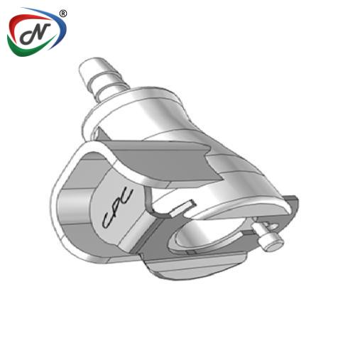 CPC Quick Connect & Disconnect Solutions 13300 1/8 Hose Barb Valved In-Line Acetal Coupling Body (PMCD1702 NSF) NSSP004232
