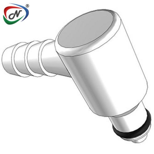 CPC Quick Connect & Disconnect Solutions 9000200 1/4 Hose Barb Valved Elbow Coupling Insert (PMCD2304 NSF) NSSP004504