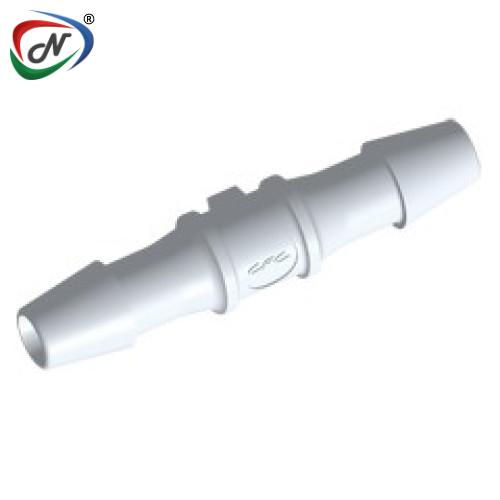 CPC Quick Connect & Disconnect Solutions HS370 Straight Fitting, 3/32 HB X 3/32 HB,  Natural PVDF NSSP004553
