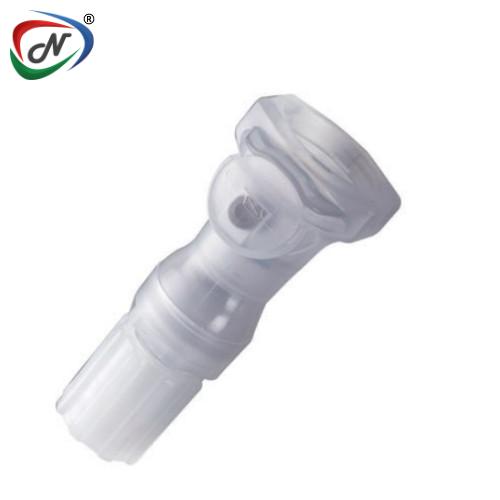 CPC Quick Connect & Disconnect Solutions CQHD06100106 Valved In-Line Polypropylene Coupling Body, 3/8 Flare and FKM (Viton®) O-Ring NSSP004725