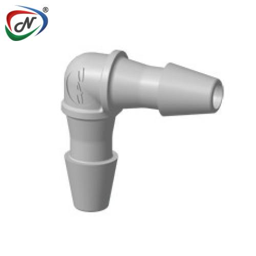 CPC Quick Connect & Disconnect Solutions HE2 Elbow Fitting, 1/16 HB X 1/16 HB, Natural Polypropylene NSSP005069