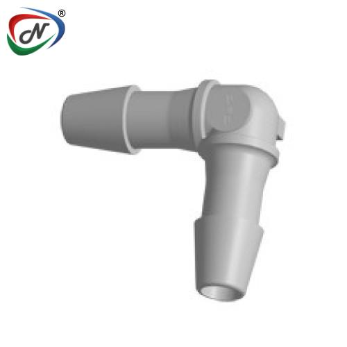 CPC Quick Connect & Disconnect Solutions HE3 Elbow Fitting, 3/32 HB X 3/32 HB Natural Polypropylene NSSP005073