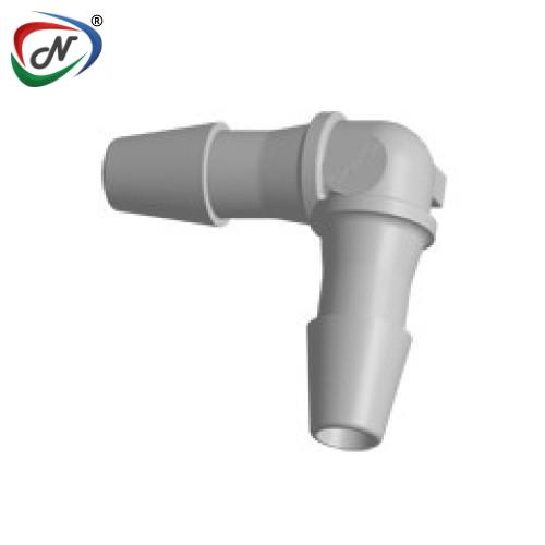 CPC Quick Connect & Disconnect Solutions HE4 Elbow Fitting, 1/8 HB X 1/8 HB, Natural Polypropylene NSSP005078