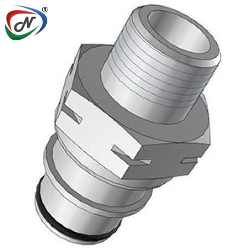 CPC Quick Connect & Disconnect Solutions HFC24657BSPT 3/8 BSPT Non-Valved Polysulfone Coupling Insert NSSP005323