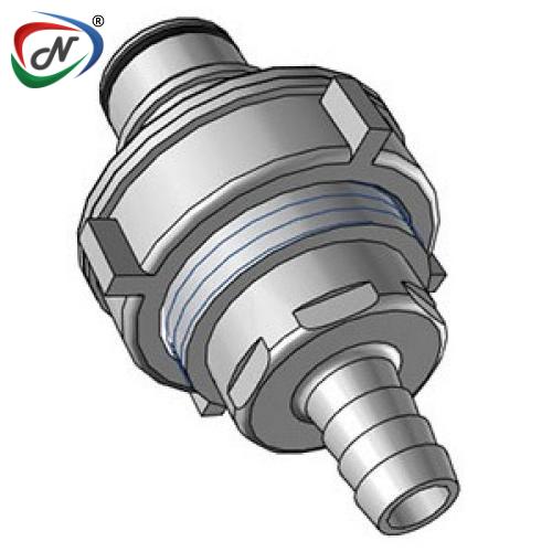 CPC Quick Connect & Disconnect Solutions HFC42612 3/8 Hose Barb Non-Valved Panel Mount Insert NSSP005334