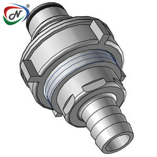 CPC Quick Connect & Disconnect Solutions HFC42812 1/2 Hose Barb Non-Valved Panel Mount Insert NSSP005335
