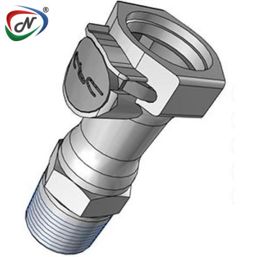 CPC Quick Connect & Disconnect Solutions HFCD101212V 3/4 NPT Valved Polypropylene Body FKM Seal NSSP005338
