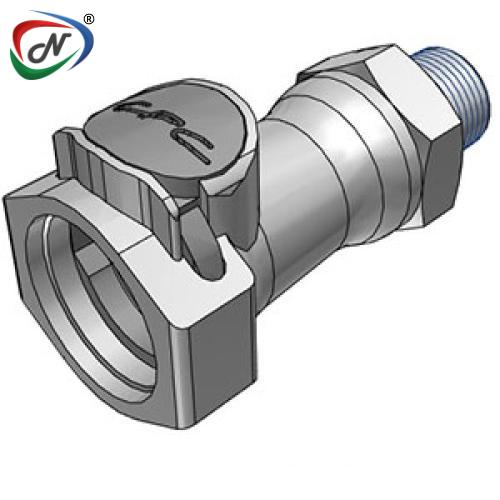 CPC Quick Connect & Disconnect Solutions HFCD10612BSPT 3/8 BSPT Valved Polypropylene Body NSSP005347